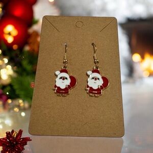 🎅✨ Christmas Santa Dangle Earrings ✨🎅